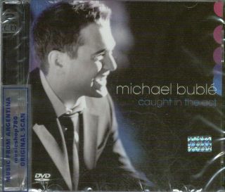 MICHAEL BUBLE, CAUGHT IN THE ACT. FACTORY SEALED CD + DVD SET. IN