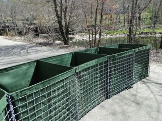 Gabion Baskets Wire Mesh Container Earth Stabilization Wall Retention