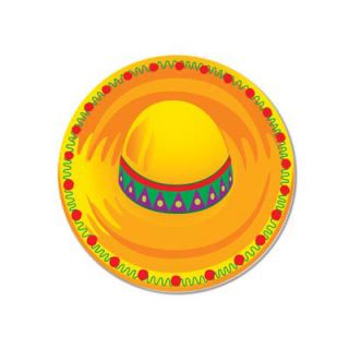Fiesta Mexican Party Sombrero Hat Drink Coasters New