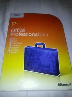 Microsoft Office Professional Word 2010 New SEALED