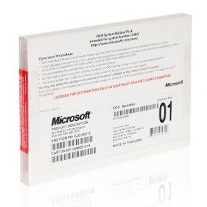 Microsoft Windows 7 Professional 64 bit License and Media NEW SEALED