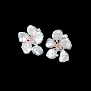 Cherry Blossom Earrings Post Michael Michaud Jewelry