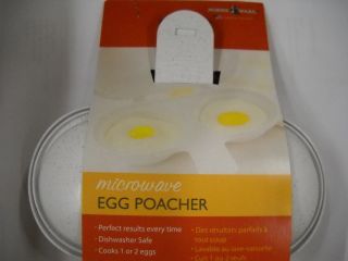 Nordic Ware Microwave Egg Poacher Made in The USA New
