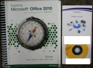  Microsoft Office 2010 Vol 1 Pearson Learning Solutions Online Access