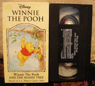 The Pooh and The Honey Tree A A Milnes Classic VHS FREE US EXPED SHIP