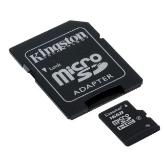 Kingston 16GB MicroSD Memory Card Micro SDHC Cell Phone Cellphone SDC4