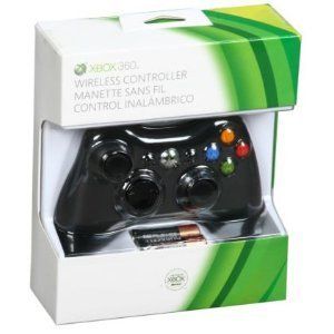 Xbox 360 Wireless Controller Black Original Microsoft