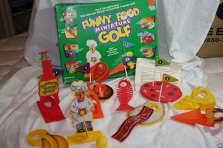 Funny Food Tabletop Miniature Golf Game