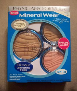 PHYSICIANS FORMULA Mineral Wear Light Flawless Airbrushing Kit Talc