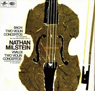 Columbia SAX 5285 MILSTEIN Violin BACH VIVALDI Concertos S C ED1 LP NM