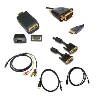 New Mini DVI HDMI VGA RCA Adapter Audio Video Converter Female Male