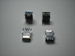 Pcs Mini USB Jack Female Socket Connector 5 Pin 90°