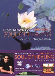 The Soul Of Healing   Deepak Chopra, M.D. DVD, 2004, 2 Disc Set, Bonus