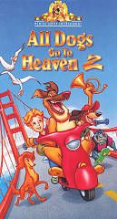 All Dogs Go to Heaven 2 VHS, 1996