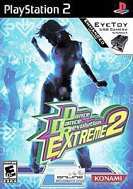 Dance Dance Revolution Extreme 2 game dance pad Sony PlayStation 2