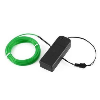 10ft Green EL Wire Kit w/ 3V Battery Pack/Inverter Flexible Decorative