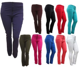 STRETCH CHINO STYLE SKINNY FIT PLUS SIZE PANTS 16 18 20 22 24 26