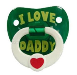 Billy Bob I Love Daddy Baby Pacifier Child Toy Cute NEW