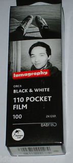 110 ORCA 100 BLACK AND WHITE FILM LOMO LOMOGRAPHY BABY 110 FILM
