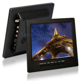 NEW Portable 8 TFT LCD 4:3 Color Monitor Screen VGA BNC AV Input for