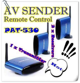 8GHz PAT 530 Audio Transmitter Receivers Wireless AV Sender IR