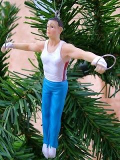 New Mens Gymnastics Rings Gymnast Christmas Ornament