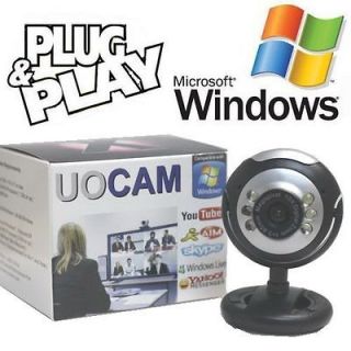 64 Bit USB 2.0 Webcam Mic For Microsoft Windows 8 7 Vista XP Laptop PC