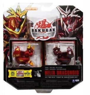 BAKUGAN   Evil Twin Pack   HELIX DRAGONOID   New
