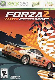 FORZA2 FORZA 2 MOTORSPORT GAME XBOX 360, 2007 COMPLETE USED BUT WORKS