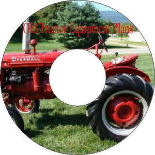 Plans How to build a Tractor And Farm Equipment CD (30 Old Vintage