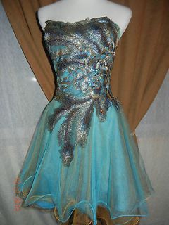 Sherri Hill Peacock Dress