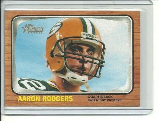 AARON RODGERS 2005 TOPPS HERITAGE RC #344   PACKERS
