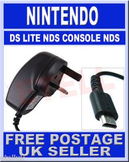 MAINS WALL CHARGER ADAPTER POWER SUPPLY PLUG FOR NINTENDO DS LITE NDS