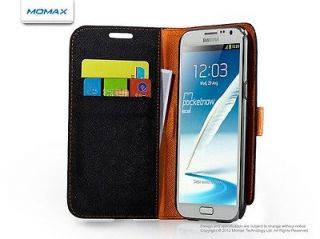 Momax Diary Notepad Synthetic Leather Flip Case for Samsung Galaxy