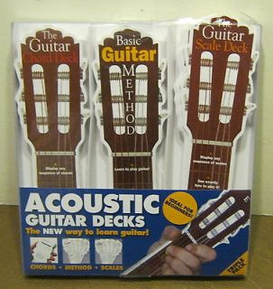 The Acoustic Guitar Triple Deck Scales, Chords and Method LEARN