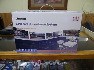 ZMODO 4 CHANNEL DVR SURVEILLANCE SYSTEM (HDD not included)