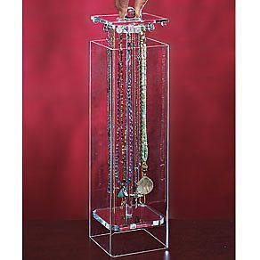 Acrylic Necklace Holder Holds Necklaces 13 High NEW