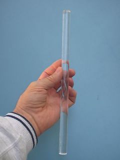 Clear Acrylic Plexiglass Rod 5/8 diameter, 6 3/4 long