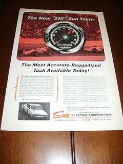 Super Tach Tachometer Original OLD AD CMY STORE 4MORE 5+= FREE SHIP