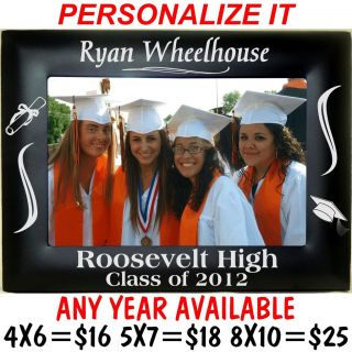 Personalized Senior Class of 2012 2013 Graduation Steel Picture Frames