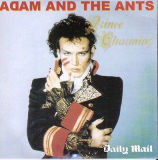 ADAM AND THE ANTS   PRINCE CHARMING   MAIL PROMO CD