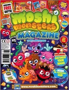 MOSHI MONSTERS MAGAZINE ISSUE 1   1ST ISSUE   *BRAND NEW*