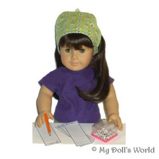 BOGGLE GAME! FITS AMERICAN GIRL DOLL JULIE! ACCESSORIES