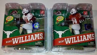 NFL Football College Series 4 Ricky Williams Variant & Reg Figure Lot