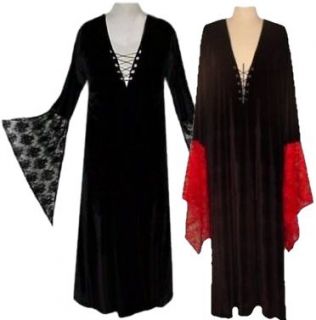 Sexy Black Lace up Dress Witch or Vampiress Costume 3x
