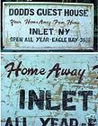 Inlet New York Adirondack Guest House Sign