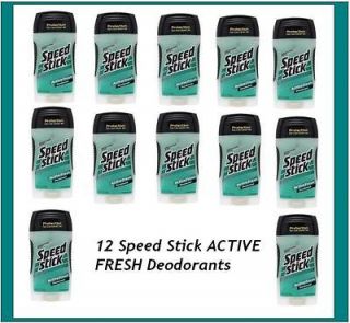 12 SPEED STICK ACTIVE FRESH Deodorants by MENNEN   NEW LOOK, SAME