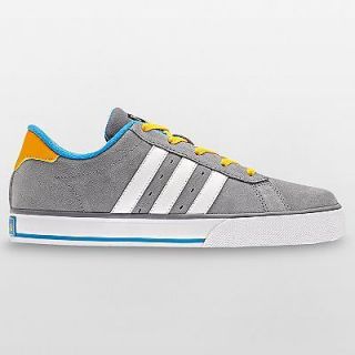 Adidas Neo SE Daily Vulc Skate Shoes Size Youth 1 2 3 4 5 Gray Leather