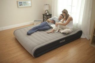 Rise Queen Airbed Pillow Rest Air Mattress Bed with AC Pump  67725E