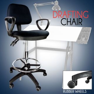 Newly listed Stool Drafting Art Bank Chair Office Footring Adjustable